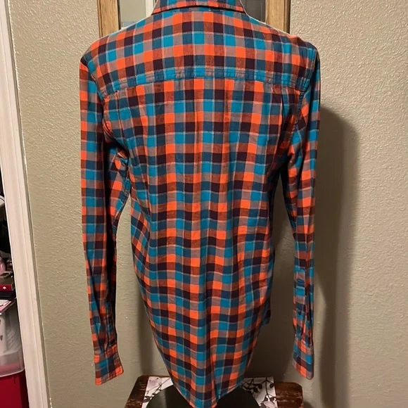 Arizona Flannel Womens button front shirt NWT - Picture 5 of 9